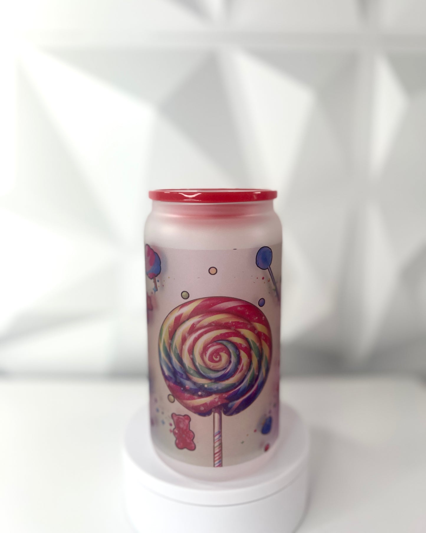 I Want Candy | 16oz Libby Frosted Glass Tumbler