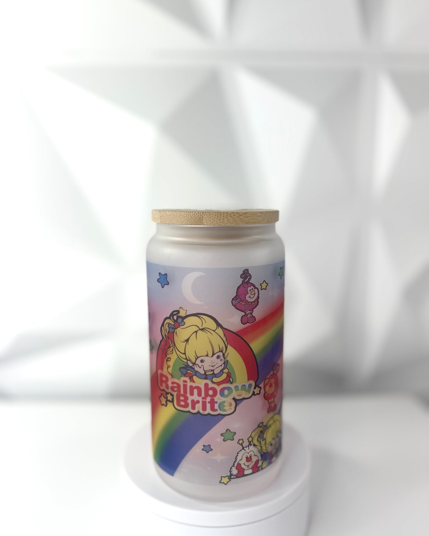 Rainbow Girl | 16oz Libby Frosted Glass Tumbler