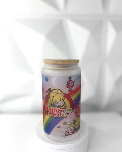 Rainbow Girl | 16oz Libby Frosted Glass Tumbler