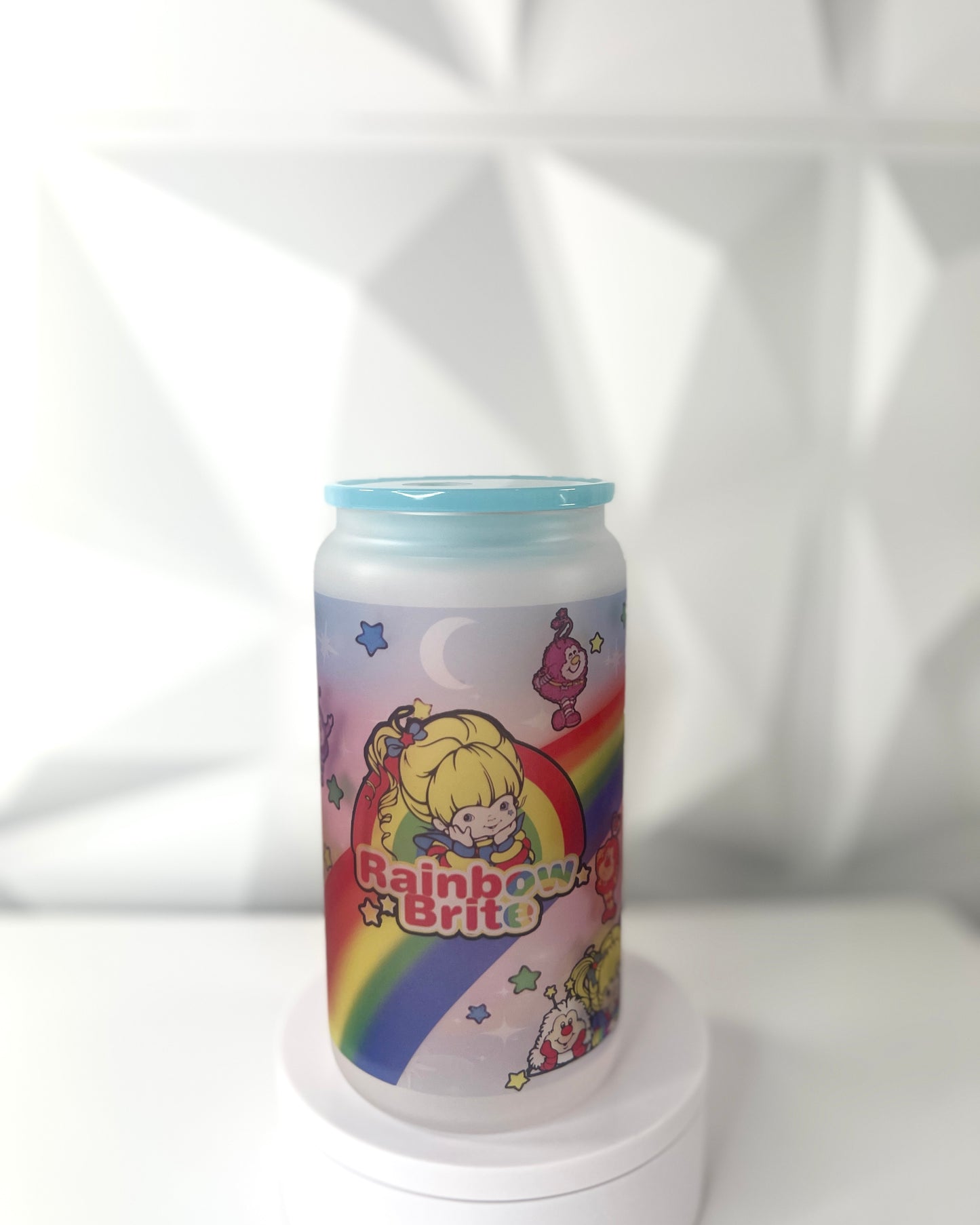 Rainbow Girl | 16oz Libby Frosted Glass Tumbler