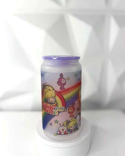 Rainbow Girl | 16oz Libby Frosted Glass Tumbler