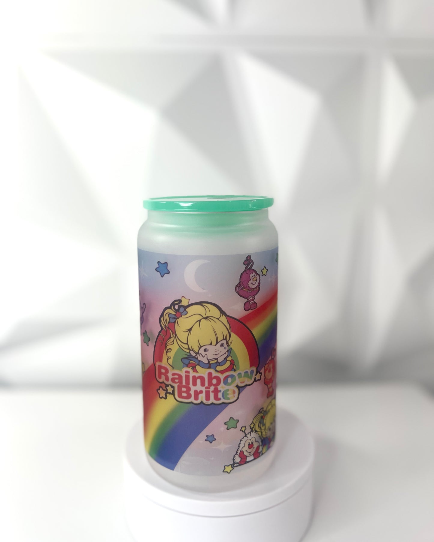 Rainbow Girl | 16oz Libby Frosted Glass Tumbler