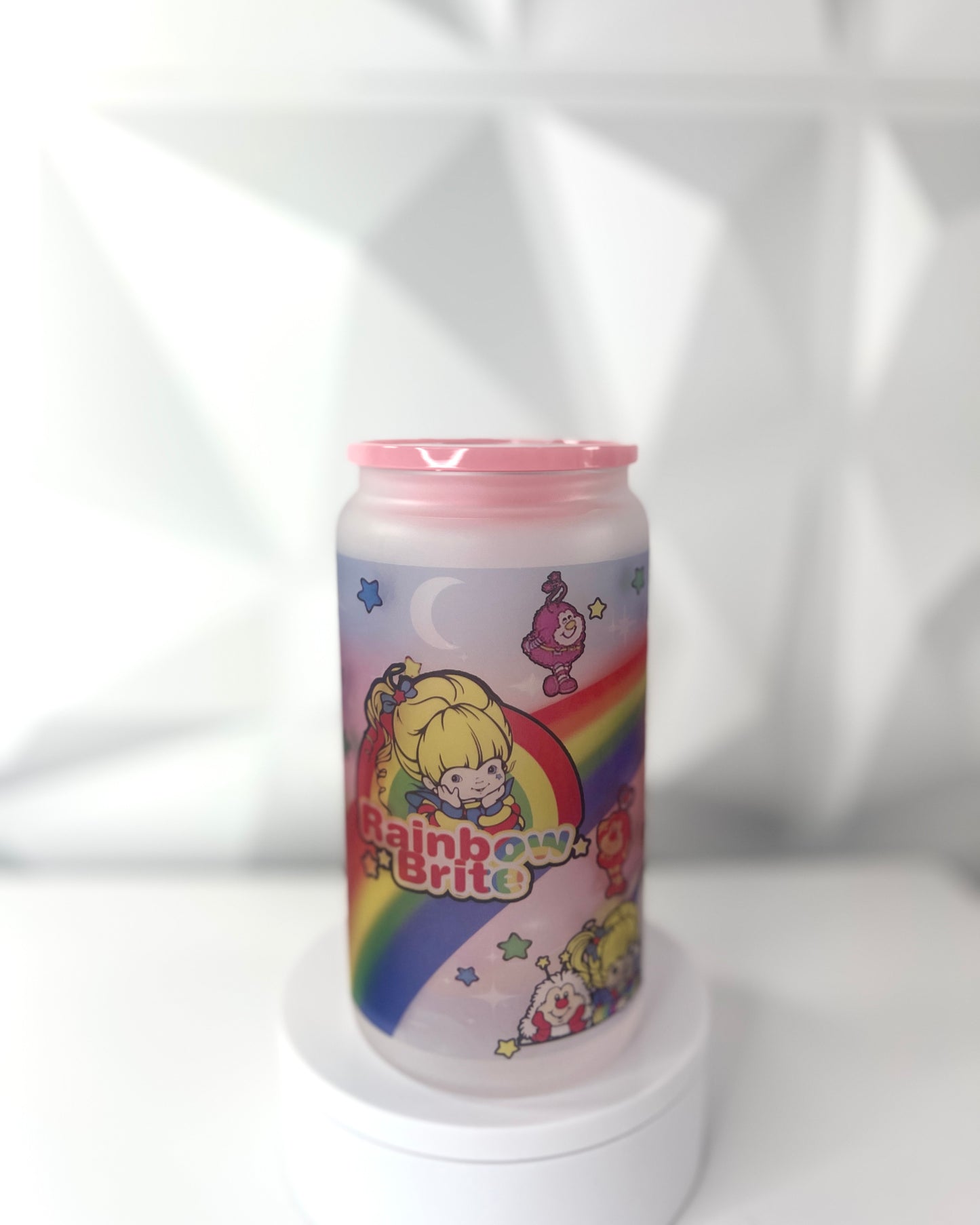 Rainbow Girl | 16oz Libby Frosted Glass Tumbler