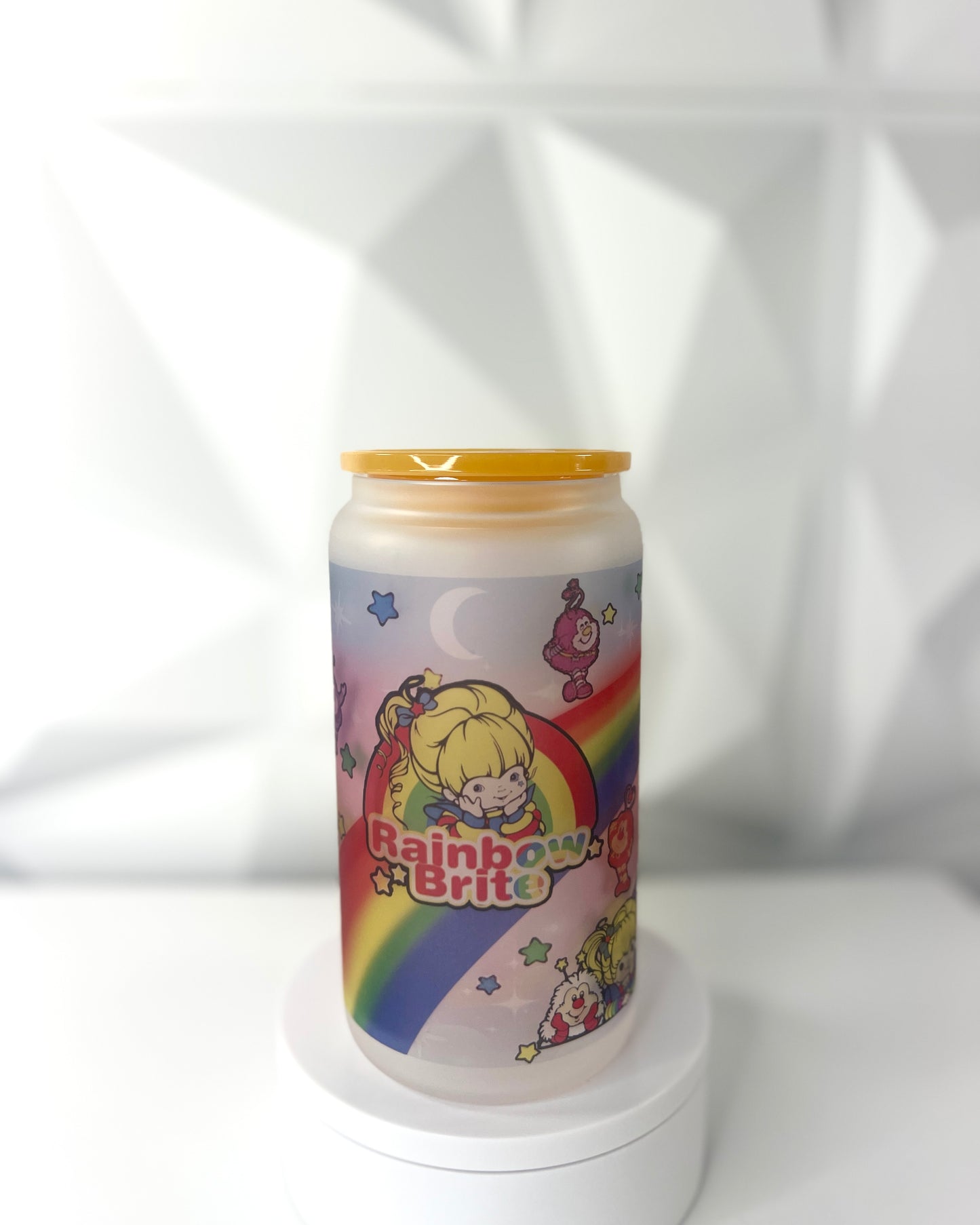 Rainbow Girl | 16oz Libby Frosted Glass Tumbler