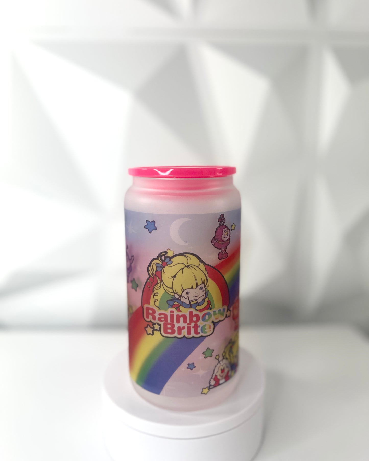 Rainbow Girl | 16oz Libby Frosted Glass Tumbler