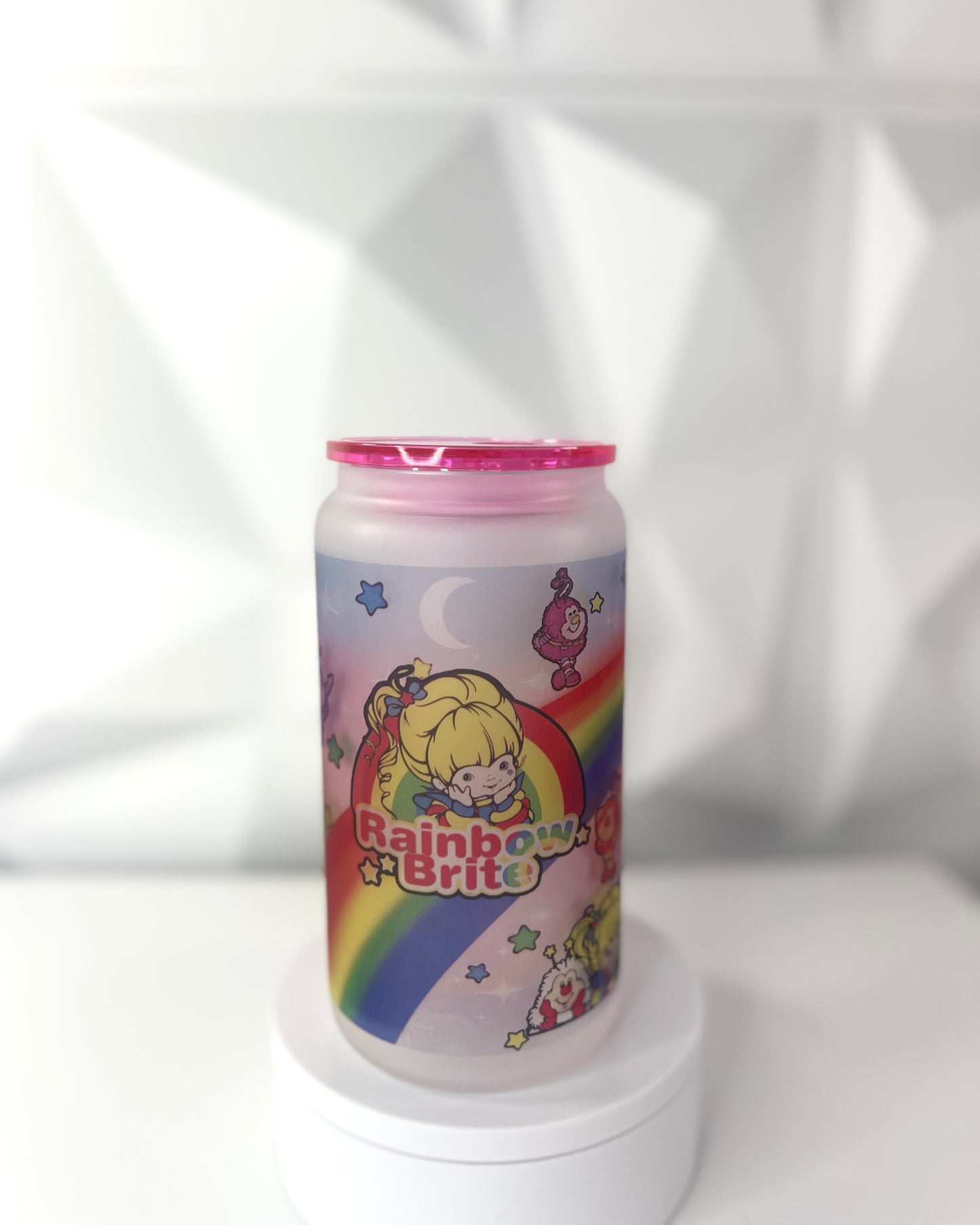 Rainbow Girl | 16oz Libby Frosted Glass Tumbler