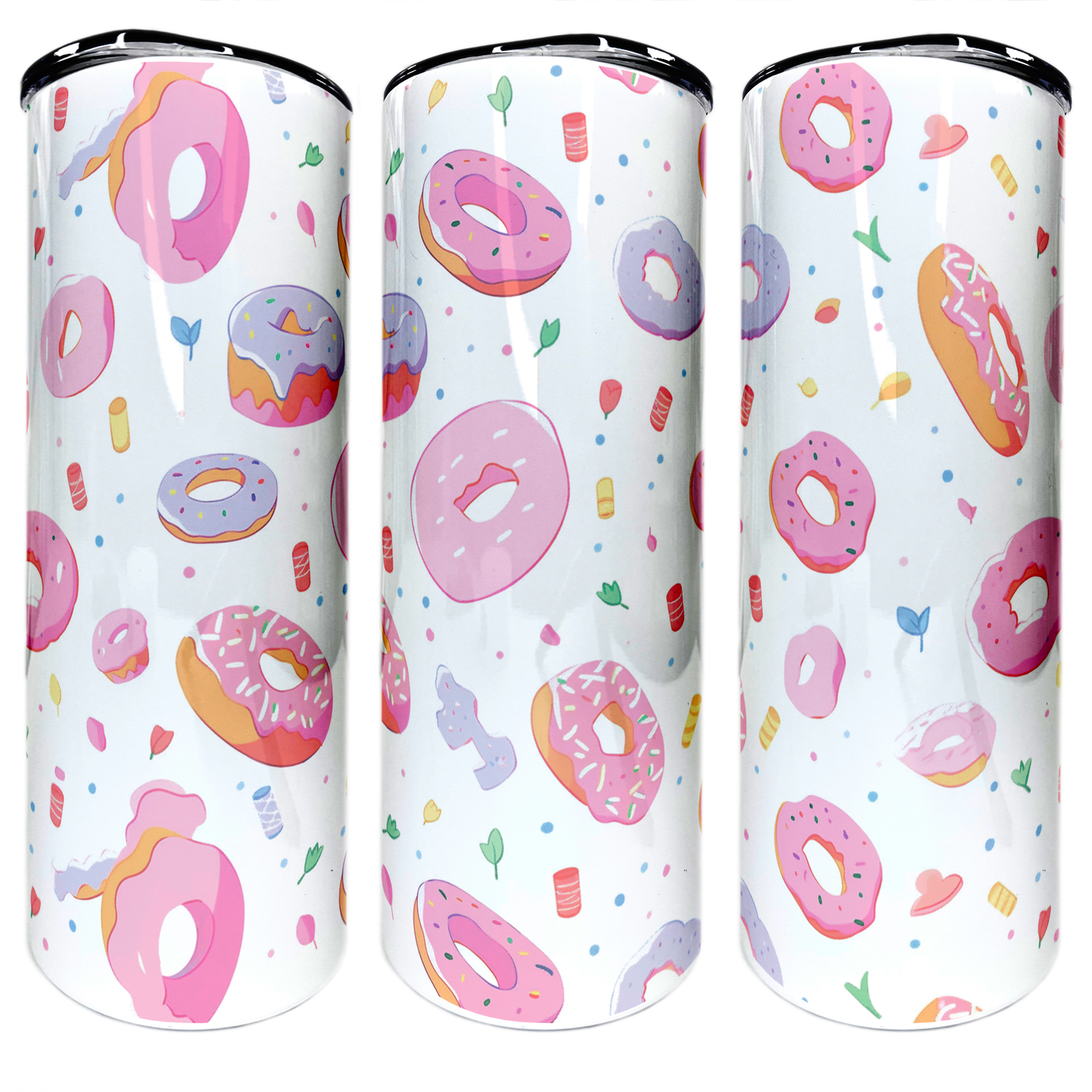 Donuts | 20oz Stainless Steel Skinny Coffee Tumbler