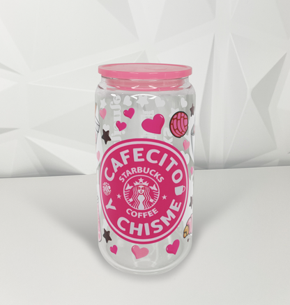 Star Cafecito Y Chisme | 16oz Libby Glass Tumbler