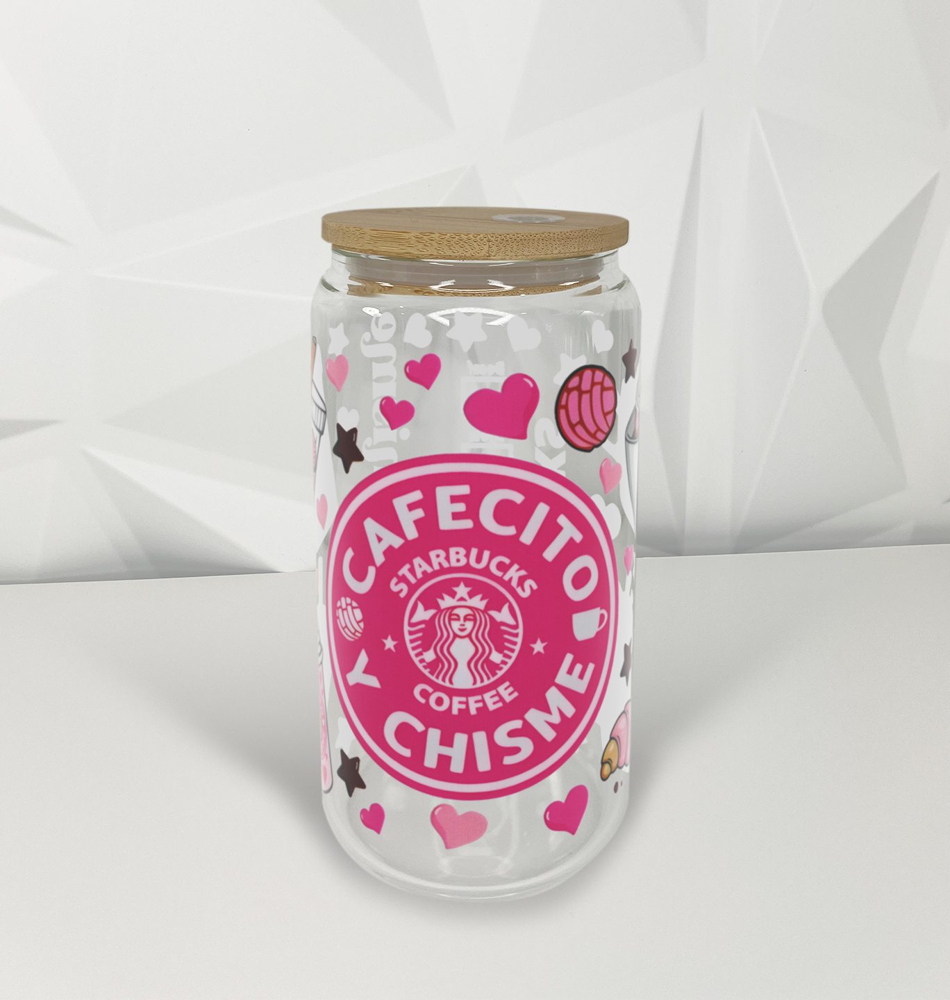 Star Cafecito Y Chisme | 16oz Libby Glass Tumbler