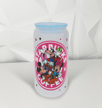 Coffee - Mouse & Friends | 16oz Libby Glass Tumbler