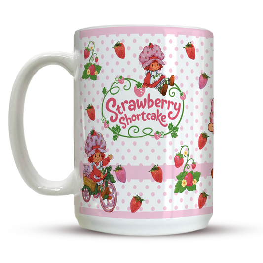 Strawberry Shortcake - Polkadots | 15oz Mug