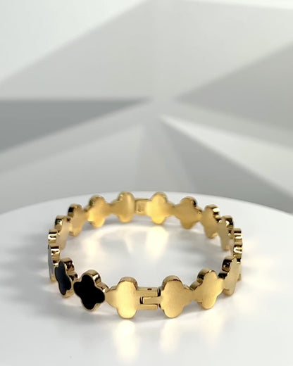 Clover | Gold Bangle