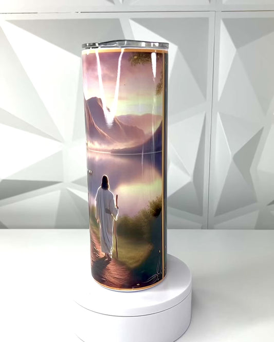 The Lord is My Shepherd | 20oz Stainless Steel Skinny Tumbler