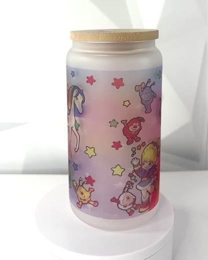 Rainbow Girl | 16oz Libby Frosted Glass Tumbler